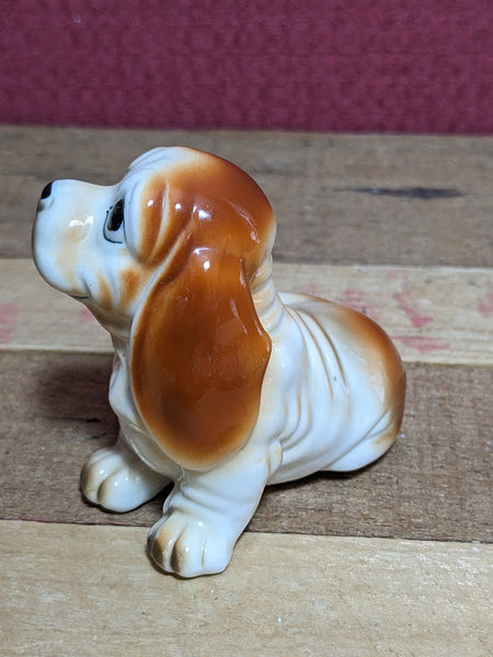 Vintage Bone China Bassett Hound