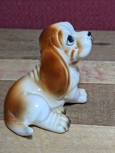 Vintage Bone China Bassett Hound