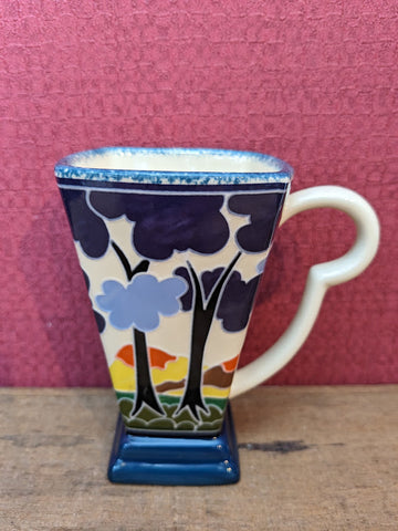 Clarice Cliff Inspired Moorland Mug