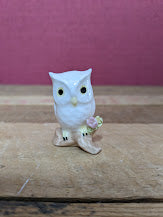 Vintage White Owl