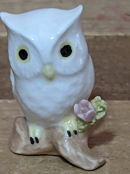 Vintage White Owl