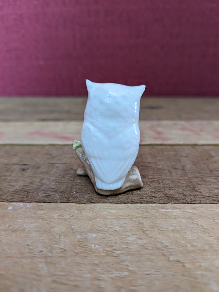 Vintage White Owl