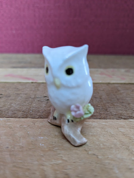 Vintage White Owl