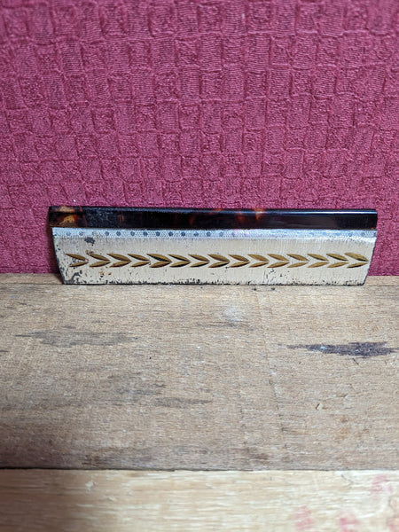 Vintage Comb with Metal Case