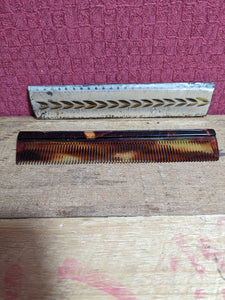 Vintage Comb with Metal Case