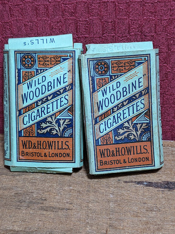 Wild Woodbine Cigarette Packets x 2