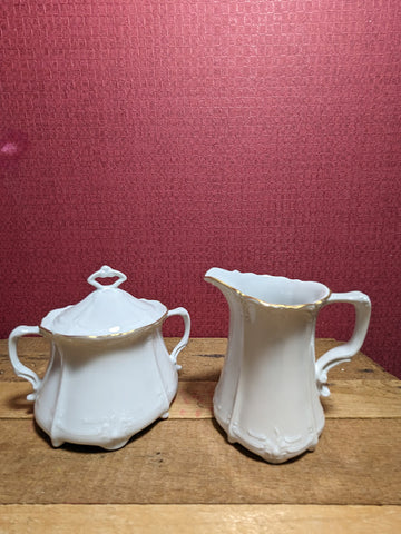 Hutschenreuther Germany Milk Jug and Sugar Bowl Set