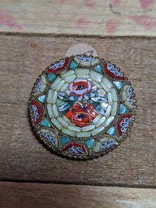 Micro Mosaic Brooch