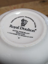 Royal Daulton Hotel Porcelain Tea Cup and Saucer