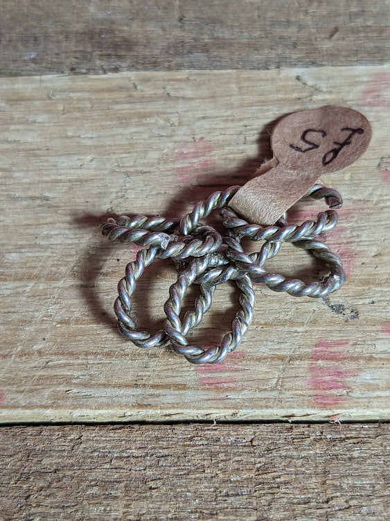 Silver Coloured Rope Pendant