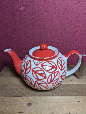 Whittard Large Red Teapot