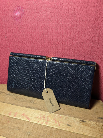 Salisburys Navy Clutch Bag