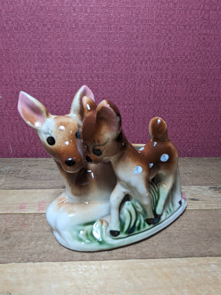 Vintage Deer and Fawn