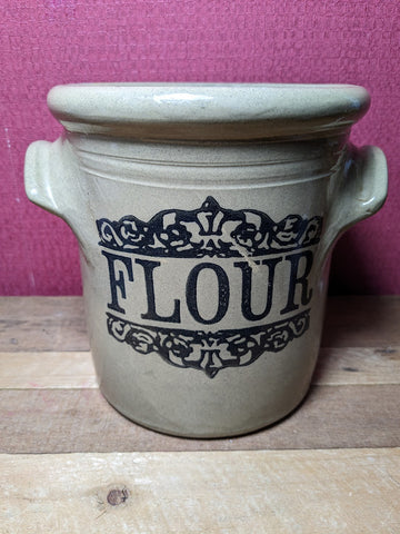 Vintage Moira Flour Storage Jar