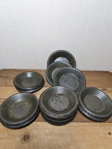 Assorted Vintage Metal Pastry Patties