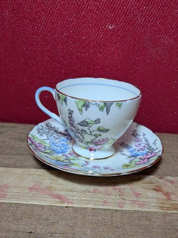 Vintage Foley Tea Cup and Saucer