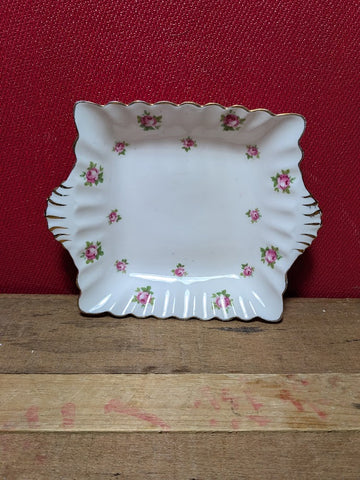 Crown Bone China Square Dish