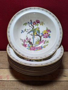 Crown Ducal Dessert Dishes x 8