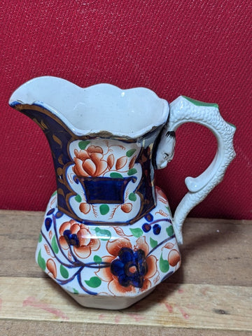 Vintage Welsh Snake Handled Jug