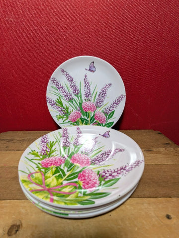 Plastic Melamine Side Plates x 6