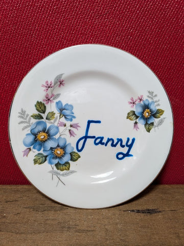 Vintage Side Plates with Rude Words