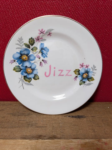 Vintage Side Plates with Rude Words