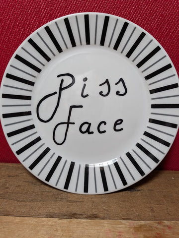 Vintage Side Plates with Rude Words