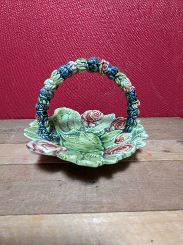 Vintage Angelico Floral Basket