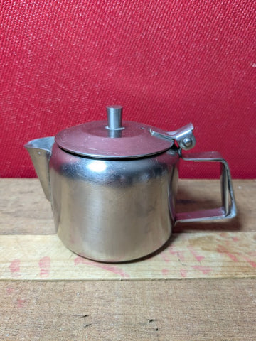 Stainless Steel Vintage Teapot for One