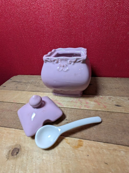 Preserve Jar with China Spoon