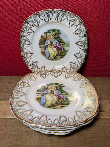 Dubassy Bone China Side Plates x 5