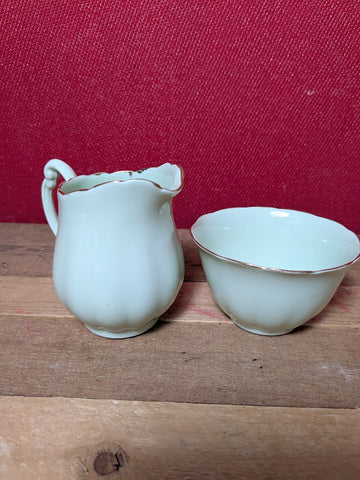 Glade Green Milk Jug and Sugar Bowl