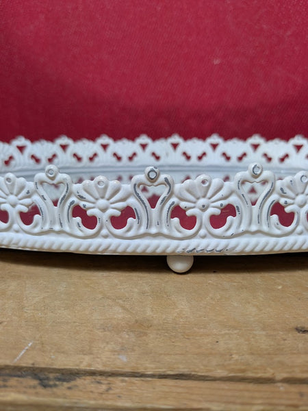Mirrored Metal Tray