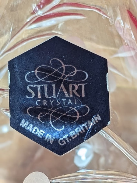 Stuart Crystal Bud Vase