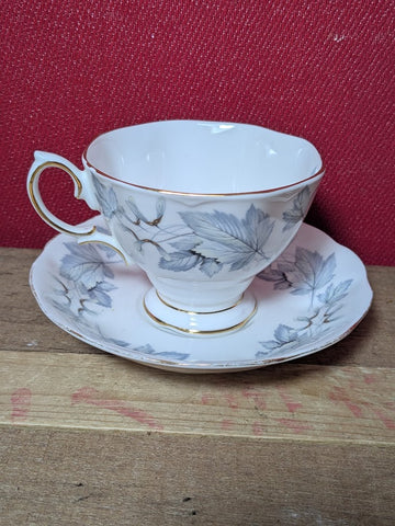 Royal Albert Silver Maple Cup and Saucer x 2