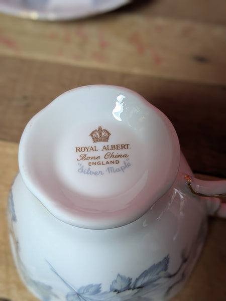 Royal Albert Silver Maple Cup and Saucer x 2