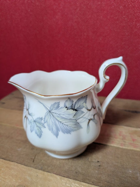 Royal Albert Silver Maple Milk Jug and Sugar Bowl