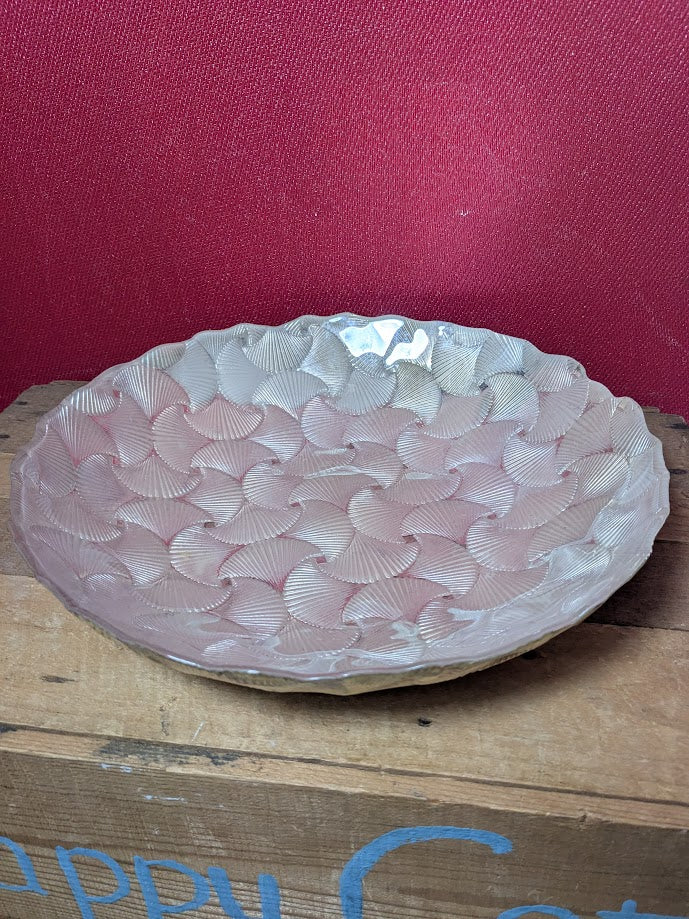 Decorative Golden Glass Bowl