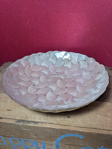 Decorative Golden Glass Bowl