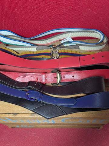 Vintage Fashion Belts x 9
