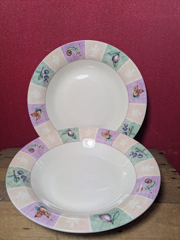 Johnson Brothers Morello Pasta Bowls x 2