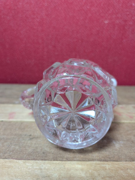 Pressed Glass Cream Jug