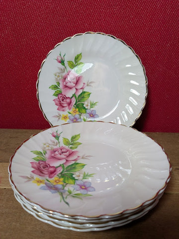 Prince Of Orange Bone China Side Pates x 4