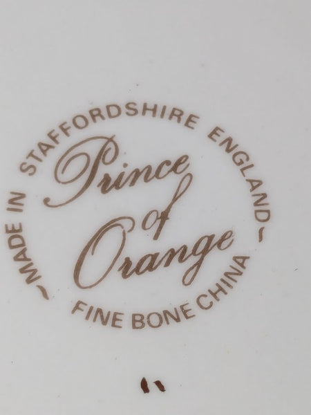 Prince Of Orange Bone China Side Pates x 4
