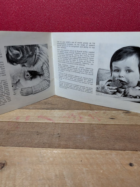 Vintage Information Booklet - Talking is child's play