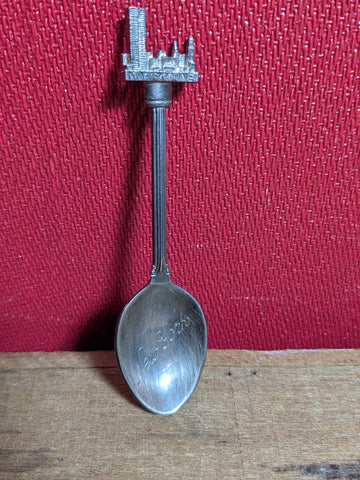 Silver Plated NY Skyline Tea Spoon