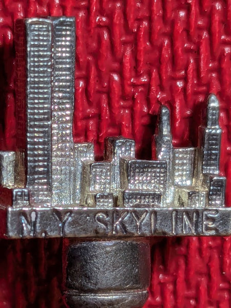 Silver Plated NY Skyline Tea Spoon