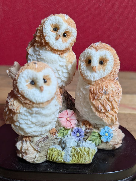 Owl Trio Figurines x 2