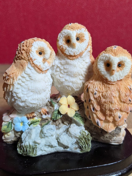 Owl Trio Figurines x 2