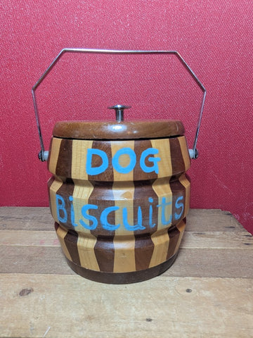 Dog Treat Biscuit Barrel